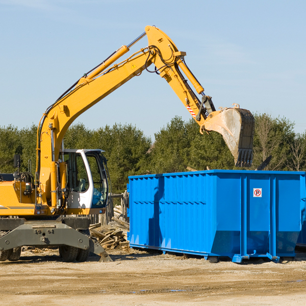 what size residential dumpster rentals are available in Clayton OH